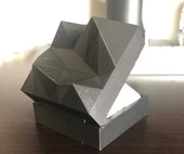 Byr Düşük poli dağ temalı yüzük kutusu (Sadece Plastik Aparattır!!!) 3D thumbnail 2