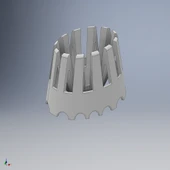 Byr Baş aşağı vücut yıkama / şampuan teneke tutucu (Sadece Plastik Aparattır!!!) 3D - 1