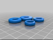 Byr Hanoi Kuleleri (4 Yüzük Versiyonu) (Sadece Plastik Aparattır!!!) 3D - 4