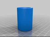 Byr Vitaminleri taşımak için yararlı olan dişli kapaklı silindirik kap (Sadece Plastik Aparattır!!!) 3D - 3