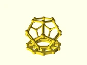 Byr Fullerene kolye (Sadece Plastik Aparattır!!!) 3D - 2