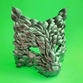 Byr Poly Fox Maskesi (Sadece Plastik Aparattır!!!) 3D - 3
