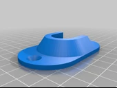 Byr Takılabilir IKEA dolap çubuğu tutucu (Sadece Plastik Aparattır!!!) 3D - 2