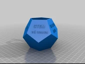 Byr Dodekahedral bardaklar (Sadece Plastik Aparattır!!!) 3D - 2