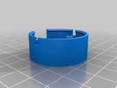 Byr Sanatsal çok renkli neopiksel yüzük saati (Sadece Plastik Aparattır!!!) 3D thumbnail 1