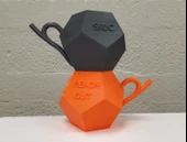 Byr Dodekahedral bardaklar (Sadece Plastik Aparattır!!!) 3D - 1