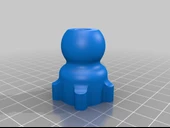 Byr En iyi duş başlığı somun (Sadece Plastik Aparattır!!!) 3D thumbnail 3