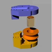 Byr Yumuşak TABLO 18MM MAĞIKLI BLOK (Sadece Plastik Aparattır!!!) 3D - 4