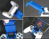 Byr PS4 Android Universal. Mount. klip. tutucu. akıllı telefon. DualShock 4 (V2 / Rev 2 test edildi). Markalı PlayStation. Yeni Takviye V (Sadece Plastik Aparattır!!!) 3D - 1