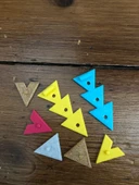 Byr değiştirilebilir üçgenler kolye (Sadece Plastik Aparattır!!!) 3D - 4