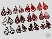 Byr Küpe Setleri - 31 Stil, Takı, Kolye Ucu, Giyilebilir (Sadece Plastik Aparattır!!!) 3D thumbnail 3