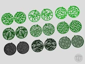 Byr Küpe Setleri - 27 Stil, Takı, Kolye Ucu, Giyilebilir (Sadece Plastik Aparattır!!!) 3D - 4