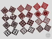 Byr Küpe Setleri - 32 Stil, Takı, Kolye Ucu, Giyilebilir (Sadece Plastik Aparattır!!!) 3D - 3