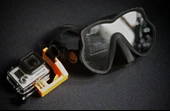 Byr Gömme somun ve destek ile kolay yük gopro tüplü maske montajı (Sadece Plastik Aparattır!!!) 3D - 4