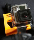 Byr Gömme somun ve destek ile kolay yük gopro tüplü maske montajı (Sadece Plastik Aparattır!!!) 3D - 1