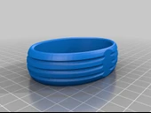 Byr Saç elasti için oluklu bilezik (Sadece Plastik Aparattır!!!) 3D thumbnail 3