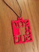 Byr Cluedo oda kolye (Sadece Plastik Aparattır!!!) 3D - 3