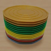 Byr Gizli iç litofan bardak altlıkları (Sadece Plastik Aparattır!!!) 3D - 4