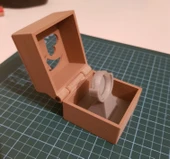 Byr Moon ve Stars Ring Box ile yüzük tutucusu (Sadece Plastik Aparattır!!!) 3D thumbnail 4