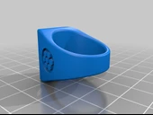 Byr Basit düz yüzük (Sadece Plastik Aparattır!!!) 3D thumbnail 2