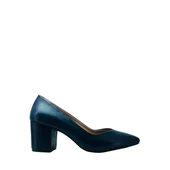 Hobby 26569 Hakiki Deri Stiletto Kadın Ayakkabı - 13