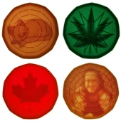 Byr Gizli iç litofan bardak altlıkları (Sadece Plastik Aparattır!!!) 3D - 2