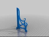 Byr Dekoratif plaka tutucu (Sadece Plastik Aparattır!!!) 3D - 3