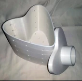 Byr Kalp şeklindeki peynir kalıbı/kalıp ve takipçi (Sadece Plastik Aparattır!!!) 3D - 2