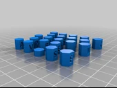 Byr Kurşun boncuk kolye (Sadece Plastik Aparattır!!!) 3D - 3