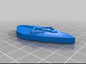 Byr Bloodborne avcılar kolye cazibesinde koşu (Sadece Plastik Aparattır!!!) 3D thumbnail 2