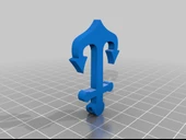 Byr Tasarımla Çapa Kolye/Bilezik/Anahtarlık (Sadece Plastik Aparattır!!!) 3D thumbnail 2