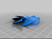 Byr Başka bir parametrik fan (Freecad egzersizi) (Sadece Plastik Aparattır!!!) 3D - 2