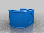 Byr Garmin Fenix veya diğer akıllı saat bisikleti kavrama montajı (Sadece Plastik Aparattır!!!) 3D - 4