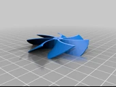 Byr Başka bir parametrik fan (Freecad egzersizi) (Sadece Plastik Aparattır!!!) 3D - 3