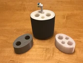 Byr Ikea Ekoln Düzenli ve Oral-B diş fırçaları için ekleme (Sadece Plastik Aparattır!!!) 3D thumbnail 2