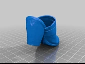 Byr Ayakkabı (Sadece Plastik Aparattır!!!) 3D - 4