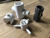 Byr Ayarlanabilir duş başlığı braketi (Sadece Plastik Aparattır!!!) 3D thumbnail 4