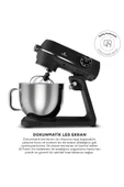Multichef Artisan Digital Ekran 7 Litre Döküm Stand Mikser Siyah 1800w - 1
