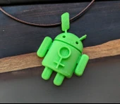 Byr Femdroid Koleksiyon Pin / Rozet / Küpe / Kolye / Kolye (Sadece Plastik Aparattır!!!) 3D - 4
