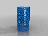 Byr Plastik Süt Torbası Tutucu (Altıgen Desenli) (Sadece Plastik Aparattır!!!) 3D - 4