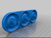 Byr Oral B diş fırçası çift / üçlü / dörtlü standı (Sadece Plastik Aparattır!!!) 3D - 3