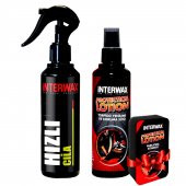 INTERWAX 2Lİ OTO BAKIM SETİ HIZLI CİLA 230 ml + TORPİDO YENİLEME ve KORUMA SÜTÜ 200 ml + SÜNGER - 1