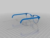 Byr Ray-Ban Clubmaster güneş gözlüğü (Sadece Plastik Aparattır!!!) 3D - 2