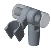 Byr Duş başlığı döner eklemi (Sadece Plastik Aparattır!!!) 3D thumbnail 3