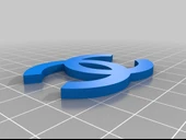 Byr Chanel anahtar zinciri (Sadece Plastik Aparattır!!!) 3D - 3
