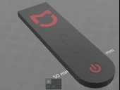 Byr Xiaomi Mijia M365 Panel Kapağı (Sadece Plastik Aparattır!!!) 3D - 3