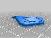 Byr Assassin's Creed Syndicate Logo Kolye (Sadece Plastik Aparattır!!!) 3D thumbnail 2