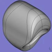 Byr Ağır düz yüzük (ağır pürüzsüz yüzük) (Sadece Plastik Aparattır!!!) 3D thumbnail 1