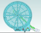 Byr Dönen Ekran Tablosu - USB ile çalışan, ışıkla (Sadece Plastik Aparattır!!!) 3D thumbnail 4