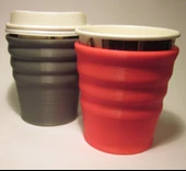 Byr Ergo Thermo Kahve Kupası Tutucu (Sadece Plastik Aparattır!!!) 3D - 1